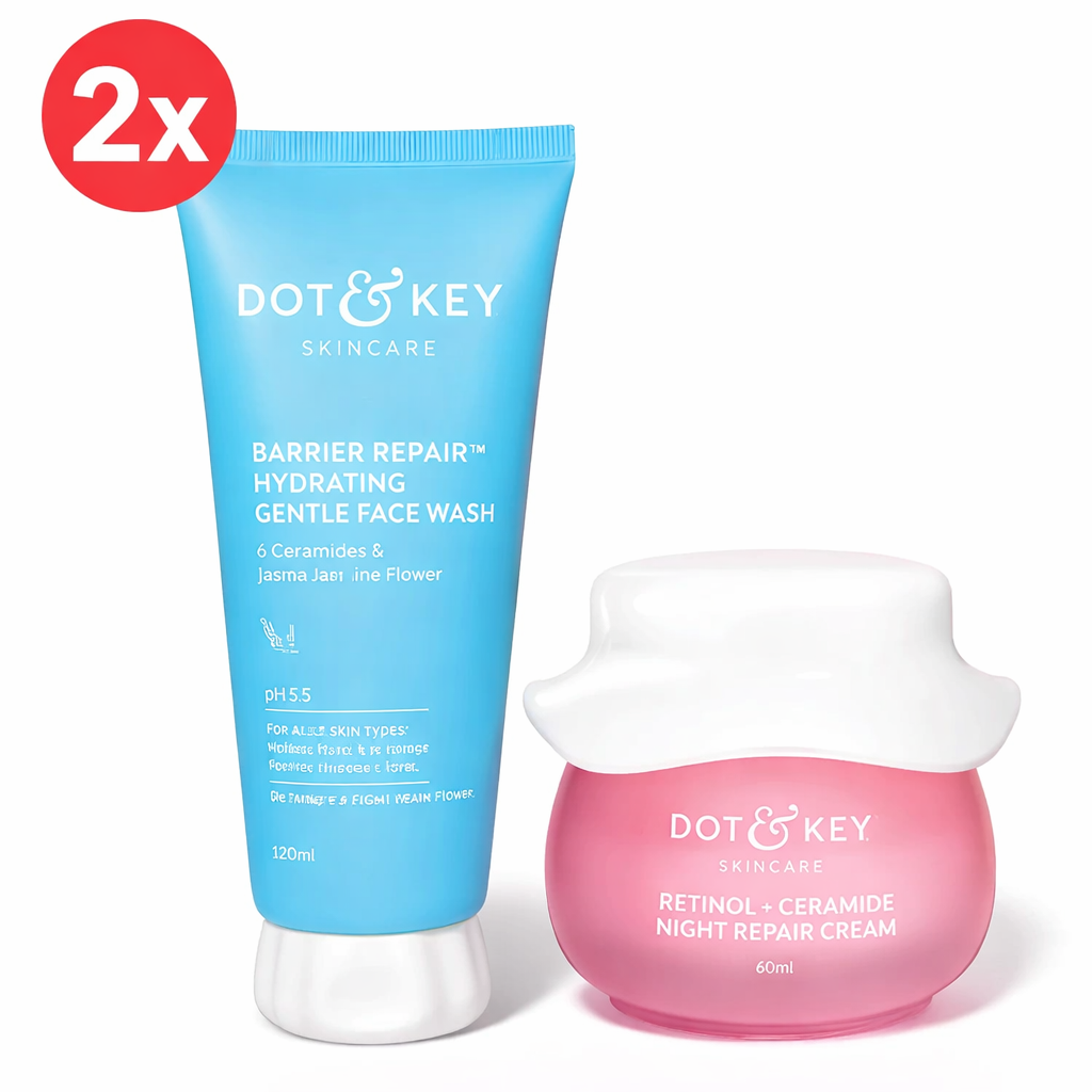 Barrier Repair Gentle Hydrating Face Wash (175ml) + Retinol Night Repair Cream (60ml)